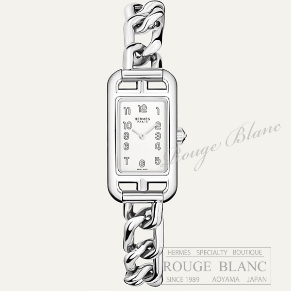 エルメス　ナンタケットPM   29mm   腕時計　シルバー　ステンレススティール　レディース 【新品】 HERMES Ladies' watch nantucket  【NEW】