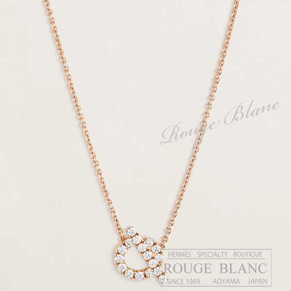 エルメス ネックレス ”フィネス” ローズゴールド×ダイヤモンド 【新品  