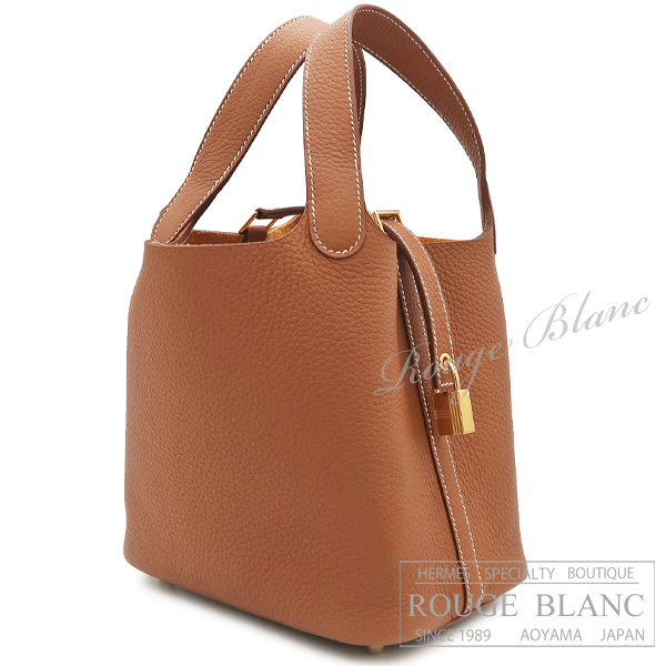 エルメス　ピコタンロックPM/18　ゴールド　トリヨンクレマンス　ゴールド金具 【新品】HERMES Picotan lock PM/18 Gold Taurillon Clemence Gold Buckle 【NEW】