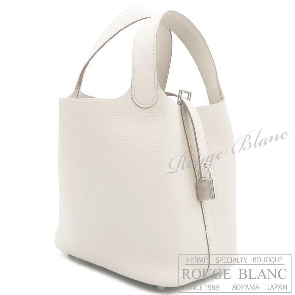 エルメス　ピコタンロックPM/18　べトン　トリヨンクレマンス　シルバー金具　【新品】　HERMES Picotin lock PM/18 Beton Taurillon Clemence Silver Buckle 【NEW】