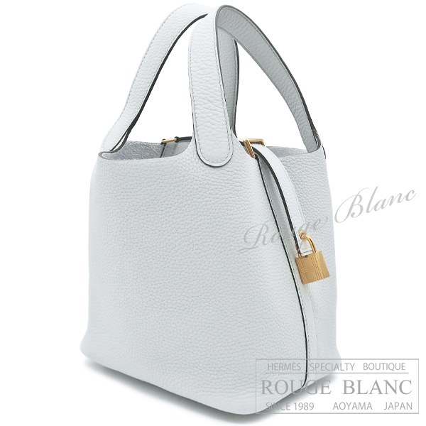 エルメス　ピコタンロックPM/18　ブルーペール　トリヨンクレマンス　ゴールド金具　【新品】　HERMES Picotan lock PM/18 Bleu Pale Taurillon Clemence Gold Buckle 【NEW】