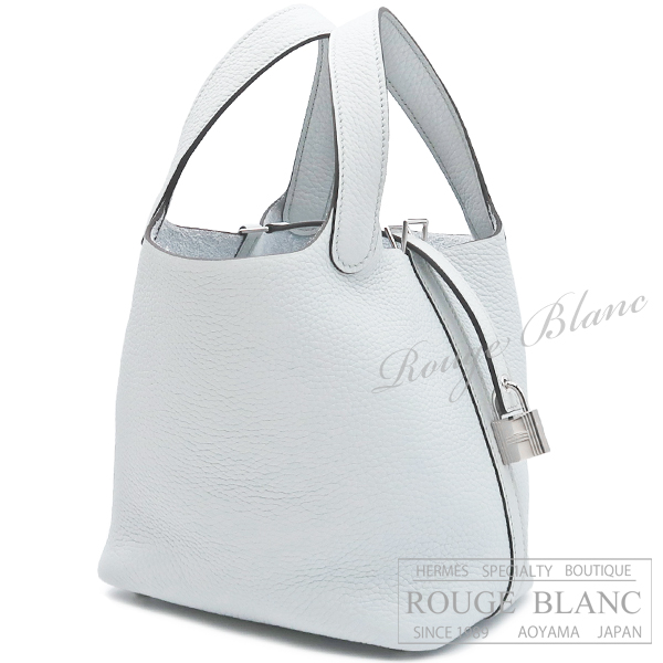 エルメス　ピコタンロックPM/18　ブルーペール　トリヨンクレマンス　シルバー金具　【新品】　HERMES Picotan lock PM/18 Bleu Pale Taurillon Clemence Silver Buckle 【NEW】