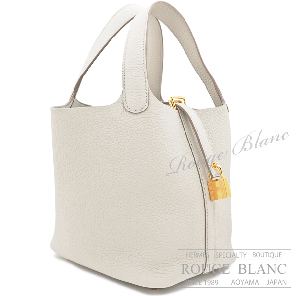 エルメス　ピコタンロックPM/18　ベトン　トリヨンクレマンス　ゴールド金具 【新品】HERMES Picotin lock PM/18 Beton Taurillon Clemence Gold Buckle 【NEW】