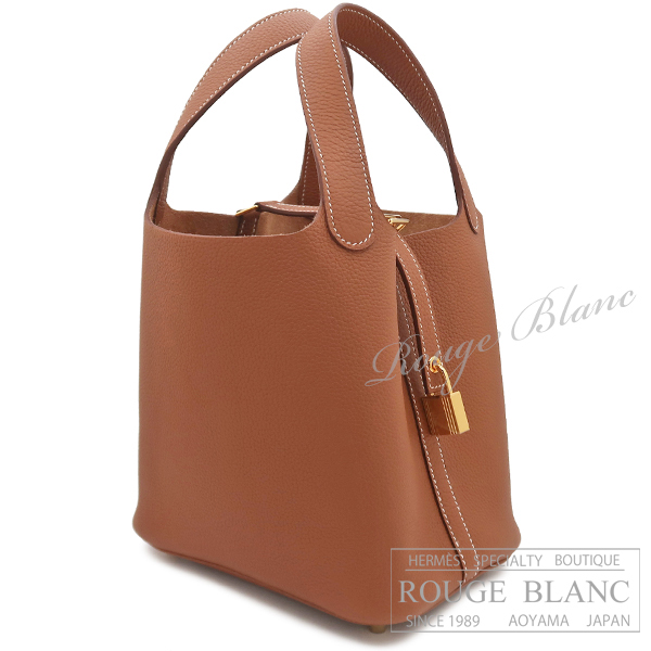 エルメス　ピコタンロックPM/18　フォーブ　トリヨンモーリス　ゴールド金具【新品】 HERMES Picotin lock PM/18 Fauve Taurillon Maurice Gold Buckle【NEW】