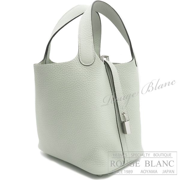 エルメス　ピコタンロックPM/18　グリネヴェ　トリヨンクレマンス　シルバー金具　【新品】 HERMES Picotin lock PM/18 Gris neve Taurillon Clemence Silver Buckle 【NEW】