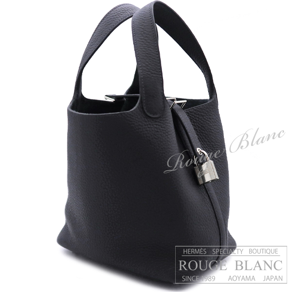 エルメス　ピコタンロックPM/18　ブルーインディゴ　トリヨンクレマンス　シルバー金具 【新品】 HERMES Picotin lock PM/18 Bleu indigo Taurillon Clemence Silver Buckle 【NEW】