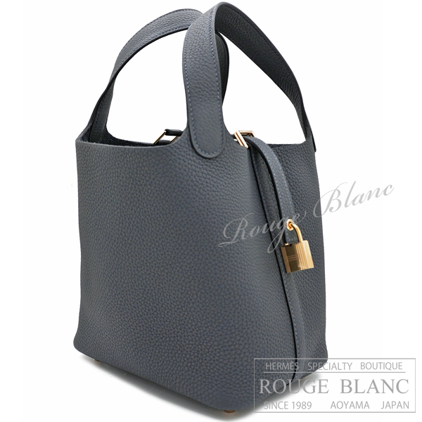 エルメス　ピコタンロックPM/18　グリミスティ　トリヨンクレマンス　シャンパンゴールド金具　【新品】HERMES Picotin lock PM/18 Gris misty Taurillon Clemence Champagne gold Buckle 【NEW】