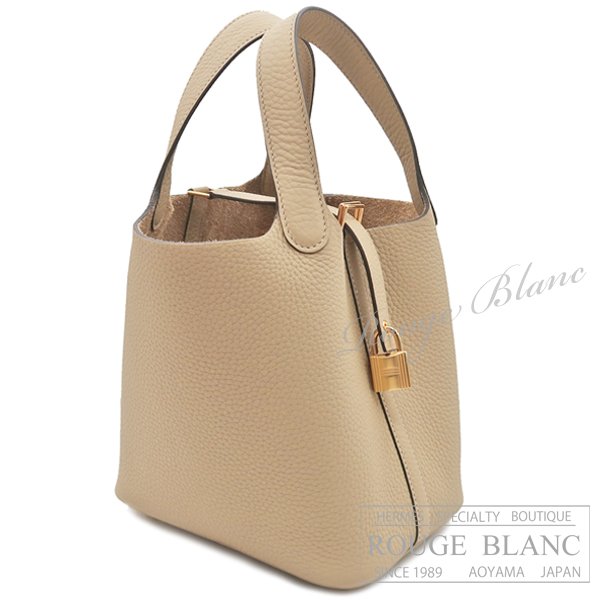 エルメス　ピコタンロックPM/18　トレンチ　トリヨンクレマンス　ゴールド金具　【新品】 HERMES Picotin lock PM/18 Trench Taurillon Clemence Gold Buckle【NEW】
