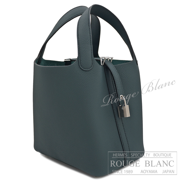 【HERMES】ピコタンロックPM/ヴェールフォンセ/シルバー金具 エルメス ピコタンロックPM/18 ヴェールフォンセ トリヨン