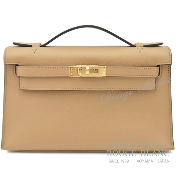 エルメス　ポシェットケリー/ミニケリー　チャイ　スイフト　ゴールド金具　【新品】 HERMES Pochette Kelly/Mini Kelly Chai Swift Gold Buckle 【NEW】