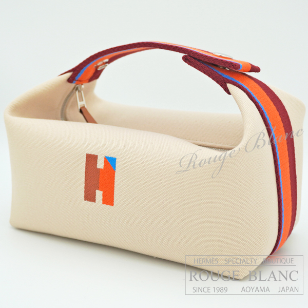 エルメス　ポーチ　”ブリッド・ア・ブラック・Hパヴィヨン” PM　ナチュラル　コットンキャンバス　【新品】 HERMES Pouch "Bride-a-Brac H Pavillon" Small model Naturel 【NEW】