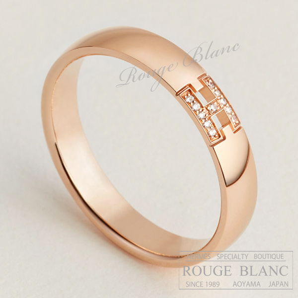 エルメス　リング　指輪　”エヴァー・ヘラクレス”　ローズゴールド×ダイヤモンド　＃53　13号　【新品】 HERMES Ring "Ever Herakles" Rose gold×Diamond 【NEW】