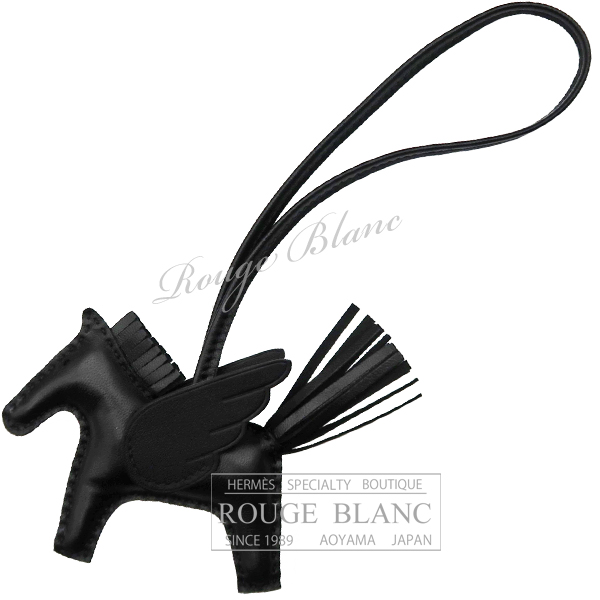 エルメス ロデオ ペガサス PM ブラック 黒 バッグチャーム 【新品  