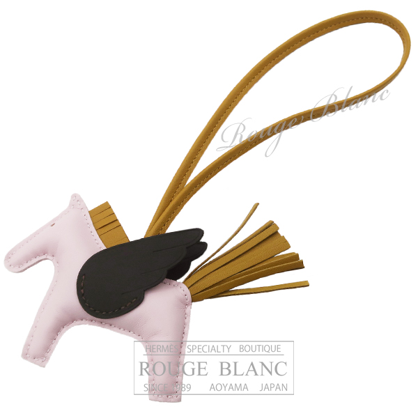 エルメス　ロデオ ペガサス PM　モーヴペール×セサミ×エベンヌ　バッグチャーム 【新品】HERMES Rodeo Pegasus PM Mauve pale×Sesame×Ebene【NEW】