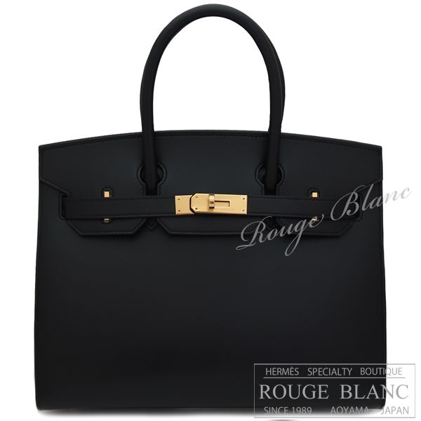エルメス　バーキンセリエ30　ブラック　ムッシュ　ゴールド金具　 【新品】　HERMES Birkin sellier30 Black Monsieur Gold Buckle 【NEW】