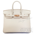 エルメス　バーキン25　べトン　トゴ　ローズゴールド金具　【新品】   HERMES Birkin25 Beton Togo Rose Gold Buckle 【NEW】