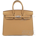 エルメス　バーキン25　ビスキュイ　トゴ　シルバー金具　【新品】   HERMES Birkin25 Biscuit Togo Silver Buckle 【NEW】