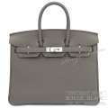 エルメス　バーキン25　エタン　トゴ　シルバー金具　【新品】   HERMES Birkin25 Etain Togo Silver Buckle 【NEW】