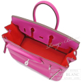 エルメス　バーキンヴェルソ25　マグノリア×カプシーヌ　トリヨンノヴィーヨ　シルバー金具　 【新品】 HERMES Birkin Verso 25  Magnolia×Capucine　Taurillon Novillo 　 Silver Buckle  【NEW】