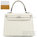 エルメス　ケリーヴェルソ25　外縫い　ナタ×セサミ　エプソン　シルバー金具　【新品】 HERMES Kelly Verso25  Nata×Sesami Epsom Silver Buckle 【NEW】