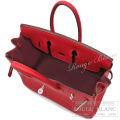 エルメス　バーキンヴェルソ25　ルージュカザック×ルージュアッシュ　トゴ　シルバー金具　 【新品】 HERMES Birkin Verso 25  Rouge casaque×Rouge H Togo  Silver Buckle  【NEW】