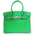 エルメス バーキンギリーズ30 バンブー トゴ×スイフト シルバー金具 【新品】　HERMES Birkin30 Gillies Bambou Silver Buckle 【NEW】