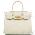 エルメス　バーキン30　クレ　エプソン　ゴールド金具　　【新品】 　HERMES Birkin30 Craie  Epsom Gold Buckle　【NEW】