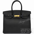 エルメス　バーキン35　黒　ブラック　エプソン　ゴールド金具　【新品】 HERMES Birkin35 Black Epsom Gold Buckle 【NEW】