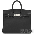 エルメス　バーキン25　黒　ブラック　トゴ　マットシルバー金具　【新品】   HERMES Birkin25 Black Togo Mat Silver Buckle 【NEW】