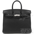 エルメス　バーキン25　黒　ブラック　トゴ　シルバー金具　【新品】   HERMES Birkin25 Black Togo Silver Buckle 【NEW】