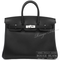 エルメス　バーキン25　黒　ブラック　ヴォーヴォリュプト　シルバー金具  【新品】 HERMES Birkin25 Black Veau Volupto Silver Buckle 【NEW】