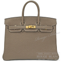 エルメス　バーキン25　エトゥープ　トゴ　ゴールド金具 【新品同様】  HERMES Birkin25 Etoupe Togo Gold Buckle【USED】