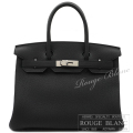 エルメス　バーキン30　黒　ブラック　トゴ　シルバー金具 【新品】 HERMES Birkin30 Black Togo Silver Buckle 【NEW】