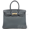 エルメス　バーキン30　グリミスティ　トゴ　シャンパンゴールド金具 【新品】 HERMES Birkin30 Gris misty Togo Champagne gold Buckle【NEW】