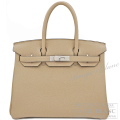 エルメス　バーキン30　トレンチ　トゴ　シルバー金具 【新品】 HERMES Birkin30 Trench Togo Silver Buckle【NEW】