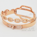 エルメス　ブレスレット　”ケリードゥブルトゥール”　シェーヌダンクル　ローズゴールド×ダイヤモンド　SH  【新品】 HERMES Bracelet "Kelly Double Tour" Chaine D'ancre Rose gold×Diamond 【NEW】