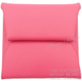 エルメス　バスティア　コインケース　ローズアザレ　ヴォーエバーカラー　【新品】 HERMES Bastia Coin case Rose azalee Veau Evercolor 【NEW】