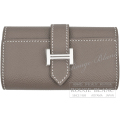 エルメス　ベアンキーケース　4連　エトゥープ　エプソン　シルバー金具　【新品】　HERMES Bearn Keycase4 Etoupe Epsom 【NEW】