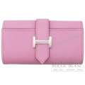 エルメス　ベアンキーケース　4連　モーヴシルベストル　エプソン　シルバー金具　【新品】 HERMES Bearn Keycase4 Mauve sylvestre Epsom Silver Buckle 【NEW】