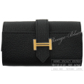 エルメス　ベアンキーケース　4連　ブラック　シェーヴル　ゴールド金具 【新品】 HERMES Bearn Keycase4 Black Chevre Gold Buckle【NEW】