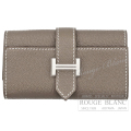 エルメス　ベアンキーケース　4連　エトゥープ　シェーヴル　シルバー金具　 【新品】　HERMES Bearn Keycase4 Etoupe  Chevre Silver Buckle 【NEW】