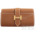 エルメス　ベアンキーケース　4連　ゴールド　エプソン　ゴールド金具  【新品】HERMES Bearn Keycase4 Gold epsom gold Buckle 【NEW】