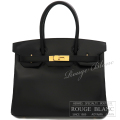 エルメス　バーキン30　黒　ブラック　BOXカーフ　ゴールド金具　【新品】 　HERMES Birkin30 Black Veau Box Gold Buckle　【NEW】