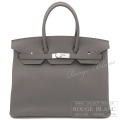 エルメス　バーキン35　エタン　トゴ　シルバー金具　【新品】 HERMES Birkin35 Etain  Togo Silver Buckle 【NEW】