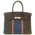 エルメス　バーキンクラブ30　カーキ　S金具 【新品】 HERMES BirkinClub30 Khaki  Silver Buckle 【NEW】