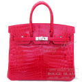 エルメス　バーキン25　ブレイズ　クロコダイルニロティカス リセ　シルバー金具　【新品】 HERMES Birkin25 Braise Crocodile Niloticus Lisse Silver Buckle 【NEW】