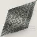 エルメス　カレジェアン　プリーツ　”船乗りのタトゥー・バンダナ”　グレー×グリーン　カシミア×シルク 【新品】 HERMES Scarf Pleats "Tatouages Marins Bandana" Gris×Vert 【NEW】