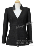 シャネル　ツイードジャケット　ブラック　#36　17C　タグ付　【未使用品】  CHANEL Tweed jacket Black 【UNUSED】