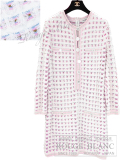 シャネル　ニットツイードワンピース　ホワイト×ピンク×マルチカラー　#38　【新品同様】 CHANEL Knit Tweed One piece Dress White×Pink×Multi color 【USED】