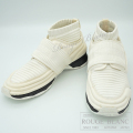 シャネル　スニーカー　シューズ　ホワイト　白　ストレッチ　#37 1/2　ココマーク　17B　G33070　【未使用品】　CHANEL Sneakers White Stretch fabric 【UNUSED】